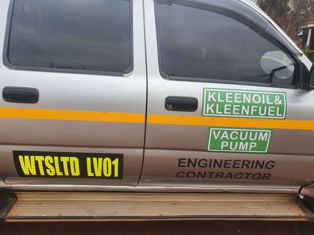 Wheelink company vehicle with engineering contractor branding